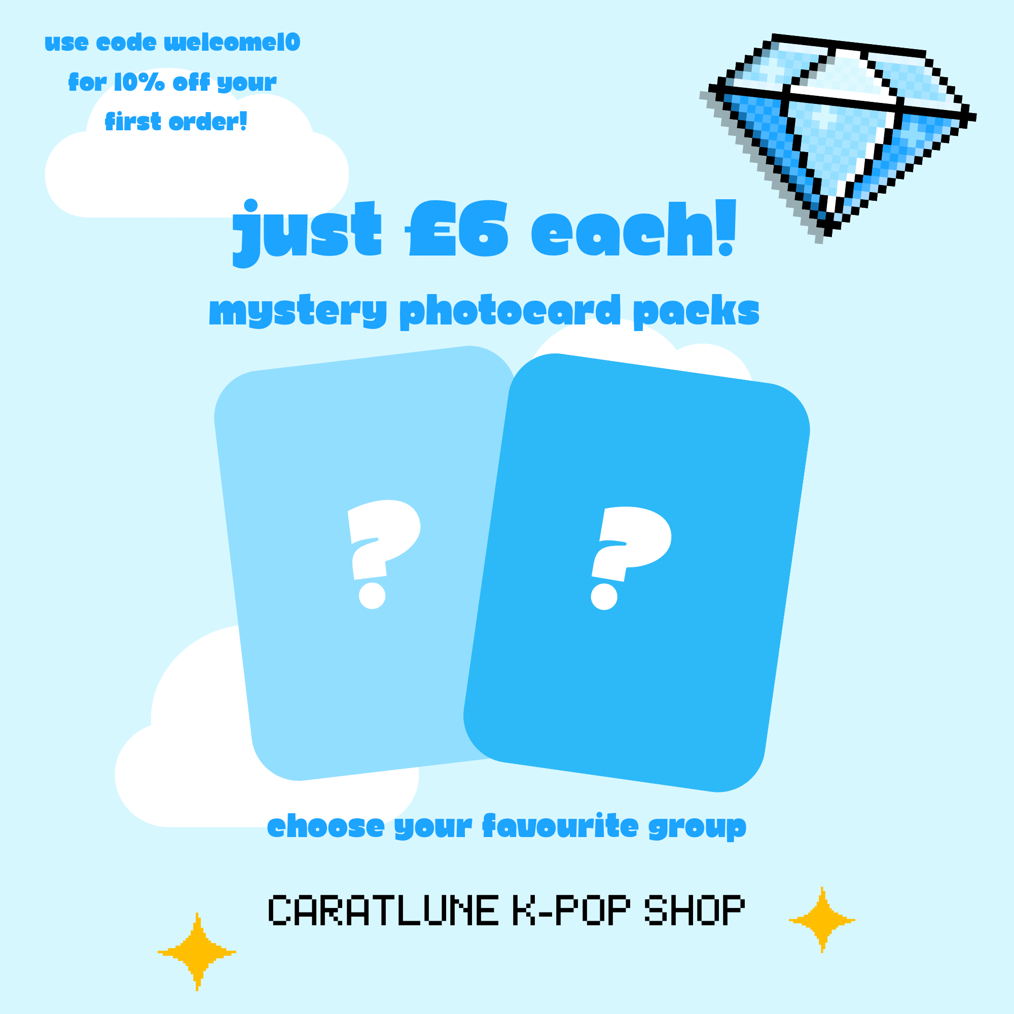 K-Pop Photocard Mystery Pack