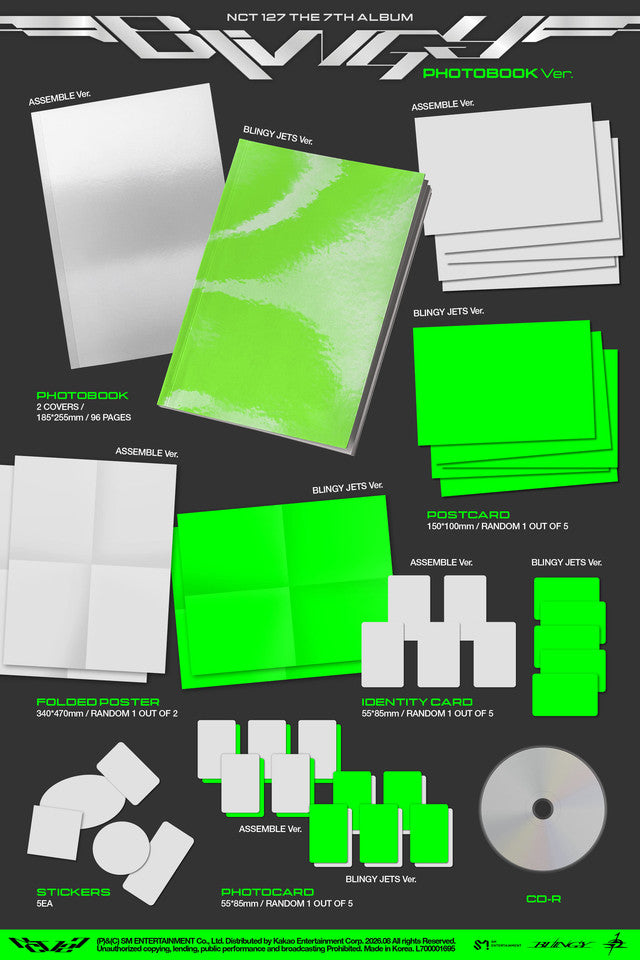 NCT127 - Blingy Photobook Version (Random)