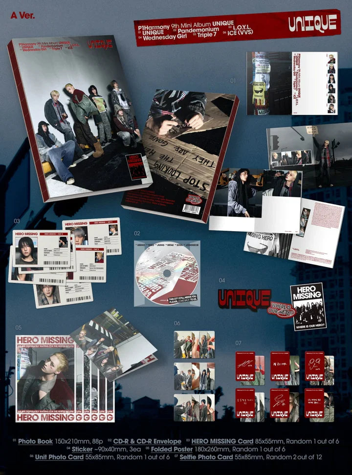 PRE-ORDER P1Harmony Unique Photobook Version