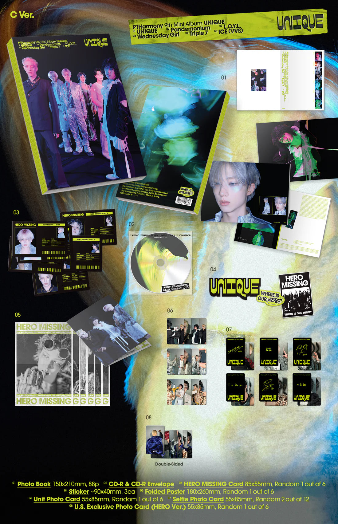 PRE-ORDER P1Harmony Unique Photobook Version