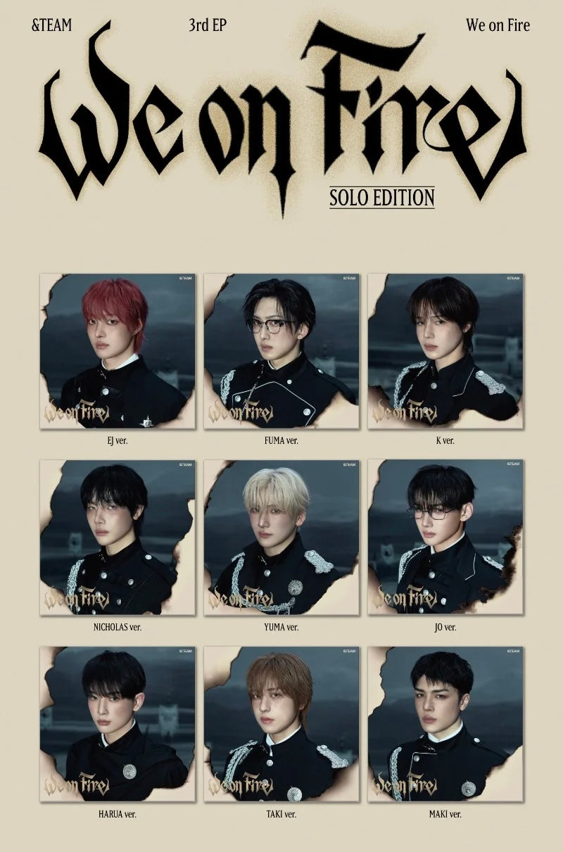 PRE-ORDER &Team We on Fire Solo Version